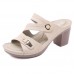 Size:5-10 Women Plus Size Color Blocking Block Heel 3