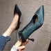 Size:4.5-8.5 Women Fashion Rhinestone Decorative Pointed-toe High Heel Pumps