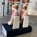 Women Fashion Sexy Strap Design Plush Chunky High Heel Sandals