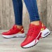 Women Fashion Casual Lace Up Design Air Cushion Platform 4