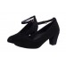 Women'S Fashion Suede Platform Buckle Chunky Heel Pumps