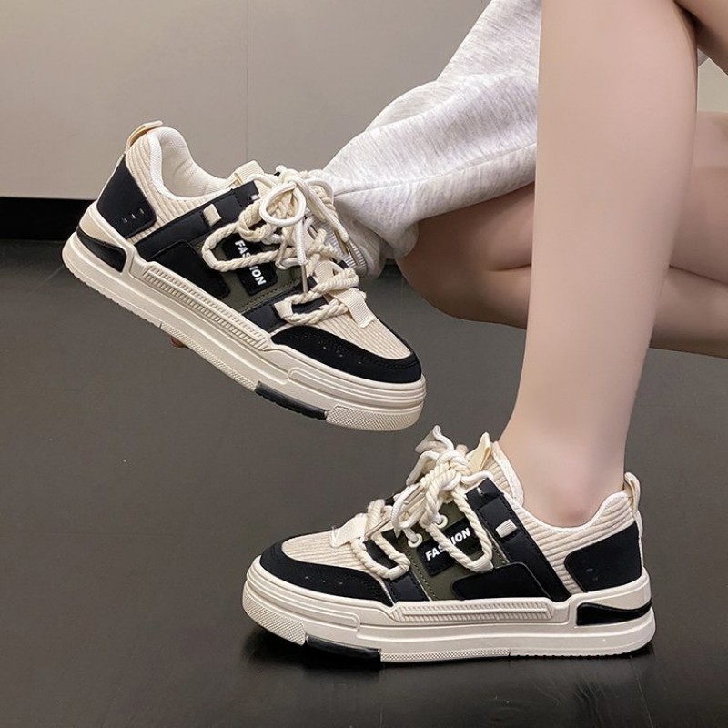 Women Fashion Retro Platform Lace-Up 4