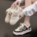 Women Fashion Retro Platform Lace-Up 4