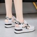 Women Fashion Casual Hollow-Out Thick-Soled Round-Toe 4