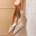 Women Fashion Elegant Sparkling Pointed Toe Stiletto Pumps