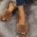 Autumn And Winter Women Casual Plush Flat 3