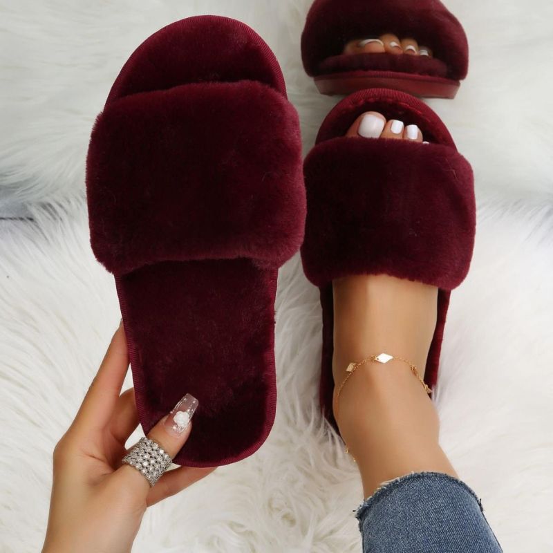 Autumn And Winter Women Casual Plush Flat 3