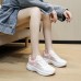 Women Fashion Casual Breathable Lace-Up Thick-Soled 4