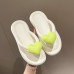 Summer Women Fashion Plus Size Cute Three-Dimensional Heart-Shaped Flip-Flop 3