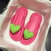 Summer Women Fashion Plus Size Cute Three-Dimensional Heart-Shaped Flip-Flop 3