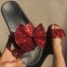 Size:5-9 Women Glossy Bow Flats 3 Shoes